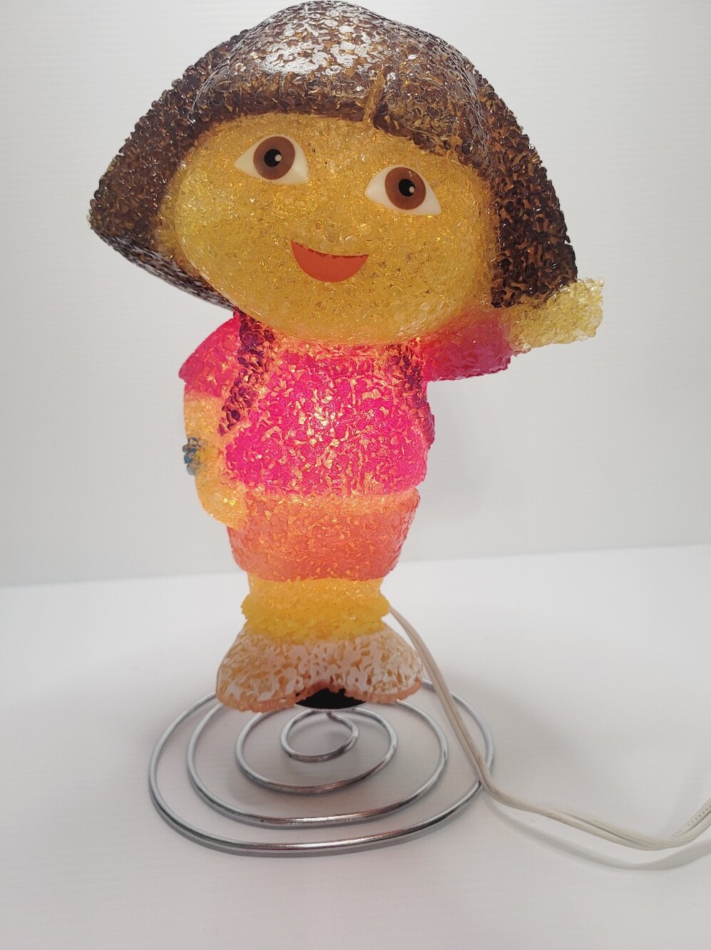 Dora the Explorer Light Up Table Lamp Night Light 11" Working
